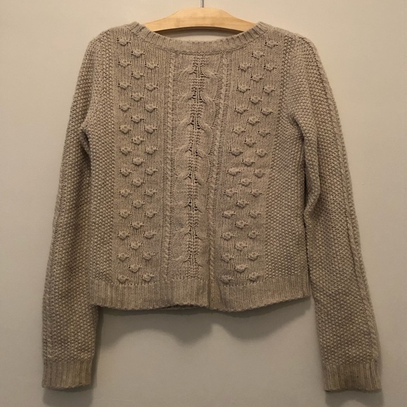 Beige cable knit sweater from ZaraKnit 🍃 - Picture 4 of 5